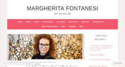 Desktop Screenshot of margheritafontanesi.com